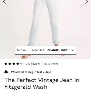 The perfect vintage jean
